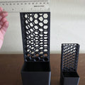 3D Printed Planter with Integrated Moss Pole | Small Climbing Plant Pot for Pothos, Philodendron & Monstera